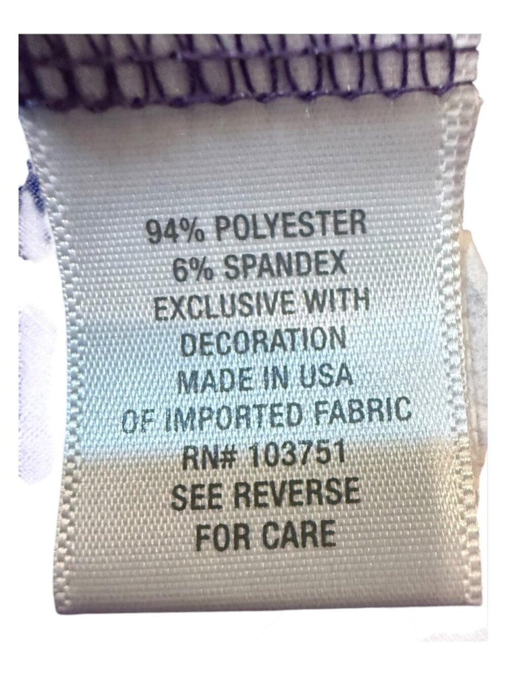 Dressbarn Size 3X Purple Drape-Front Floral Bling Embellished Stretch Blouse - Picture 7 of 9